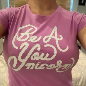 “Be a You-nicorn” t-shirt